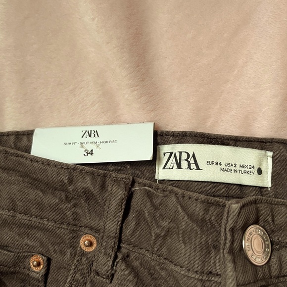 brown jeans from zara - Picture 5 of 5